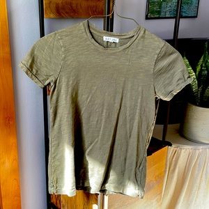 Alex Mill Army Green Crew Tee